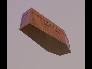 coffin Model 3D