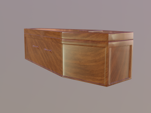 coffin Model 3D