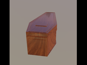 coffin Model 3D
