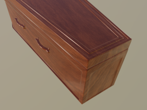 coffin Model 3D
