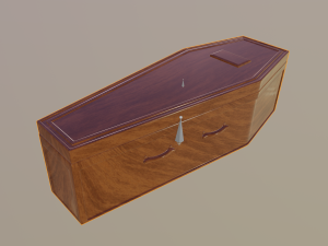 coffin Model 3D