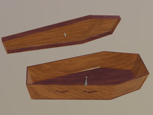 coffin Model 3D