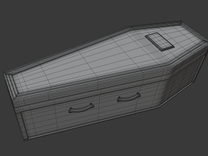coffin Model 3D