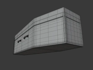 caix&atilde;o Modelo 3D