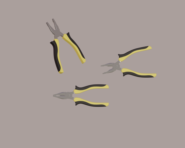 combination pliers Modello 3D .c4d .max .obj .3ds .fbx .stl .blend