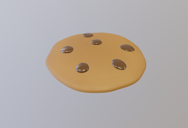 cookie 3D Model .c4d .max .obj .3ds .fbx .stl .blend 