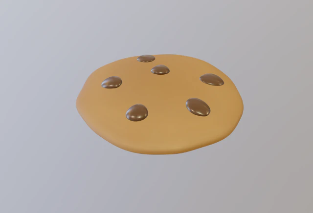 печенье 3D Модель .c4d .max .obj .3ds .fbx .stl .blend 