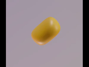 ziarno kukurydzy Model 3D