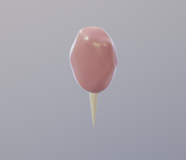 cotton-candy 3D Модель .c4d .max .obj .3ds .fbx .stl .blend 