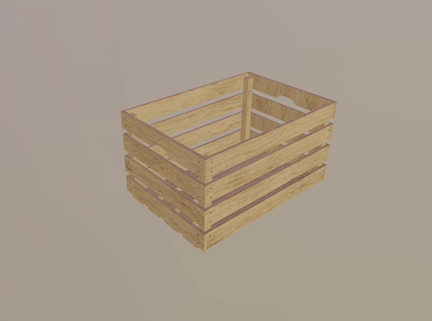 crate 3D Model .c4d .max .obj .3ds .fbx .stl .blend 