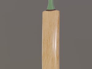 cricket bat 3D 모델