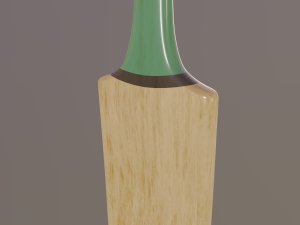 cricket bat 3D 모델