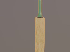 cricket bat 3D 모델