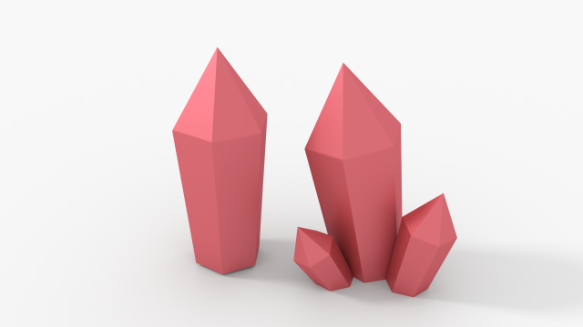 crystal 3Dモデル .c4d .max .obj .3ds .fbx .stl .blend 