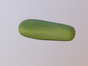 cucumber 3D मॉडल