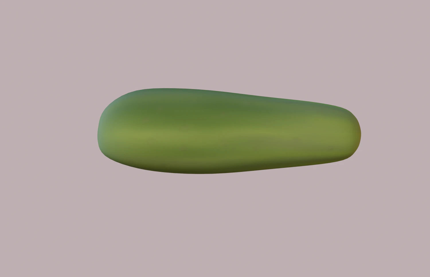 cucumber 3D Model .c4d .max .obj .3ds .fbx .stl .blend 