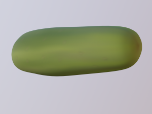 cucumber 3D मॉडल