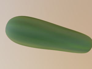 cucumber 3D मॉडल