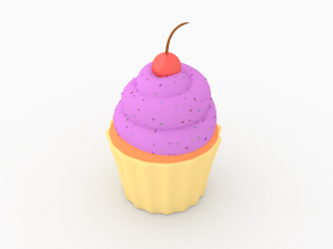 cupcake Modello 3D
