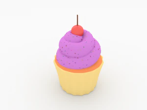 kue mangkuk Model 3D