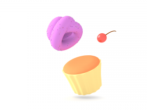 cupcake Modello 3D