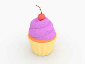 cupcake Modello 3D