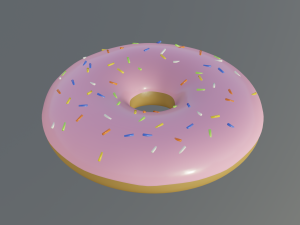 donut 3D 모델
