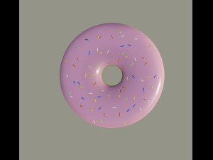 donut Modelo 3D