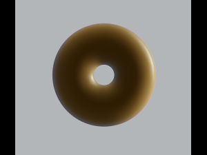 donut Modelo 3D