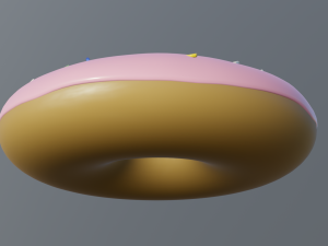 donut Modelo 3D