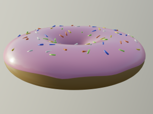 donut Modelo 3D