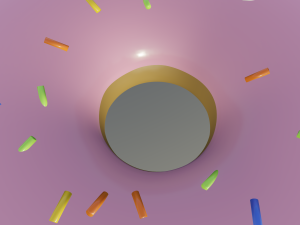 donut Modelo 3D