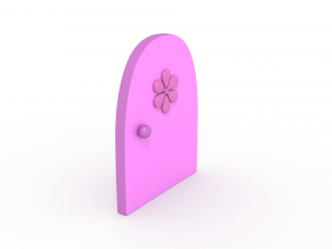 pink door 3D Model