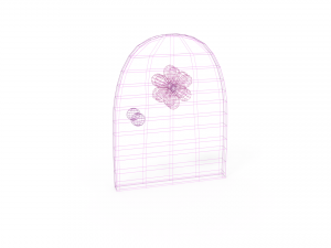 pink door 3D Model