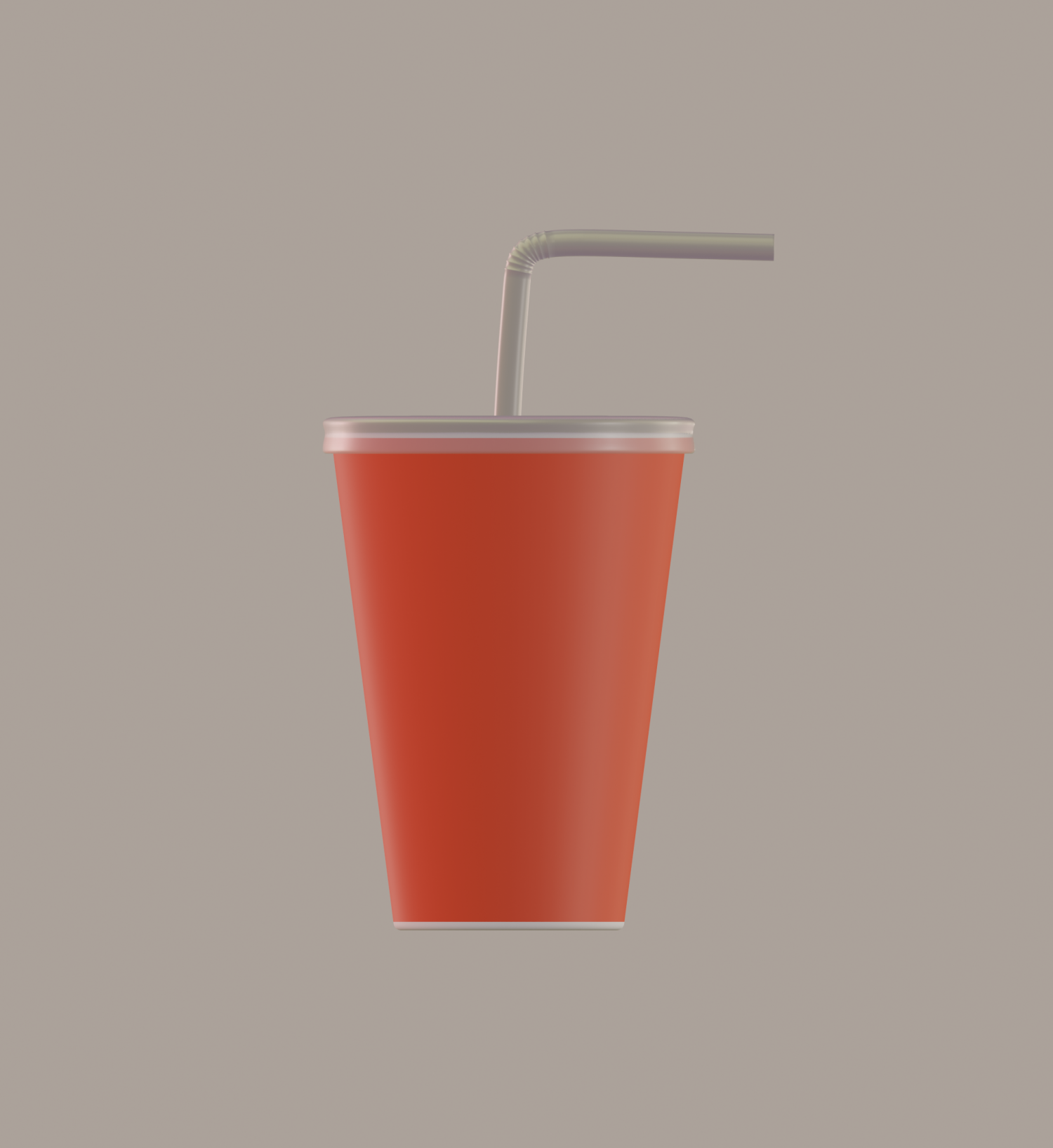 Soft drink cup 3D model