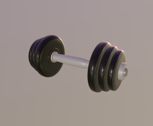 dumbbell 3Dモデル .c4d .max .obj .3ds .fbx .stl .blend 
