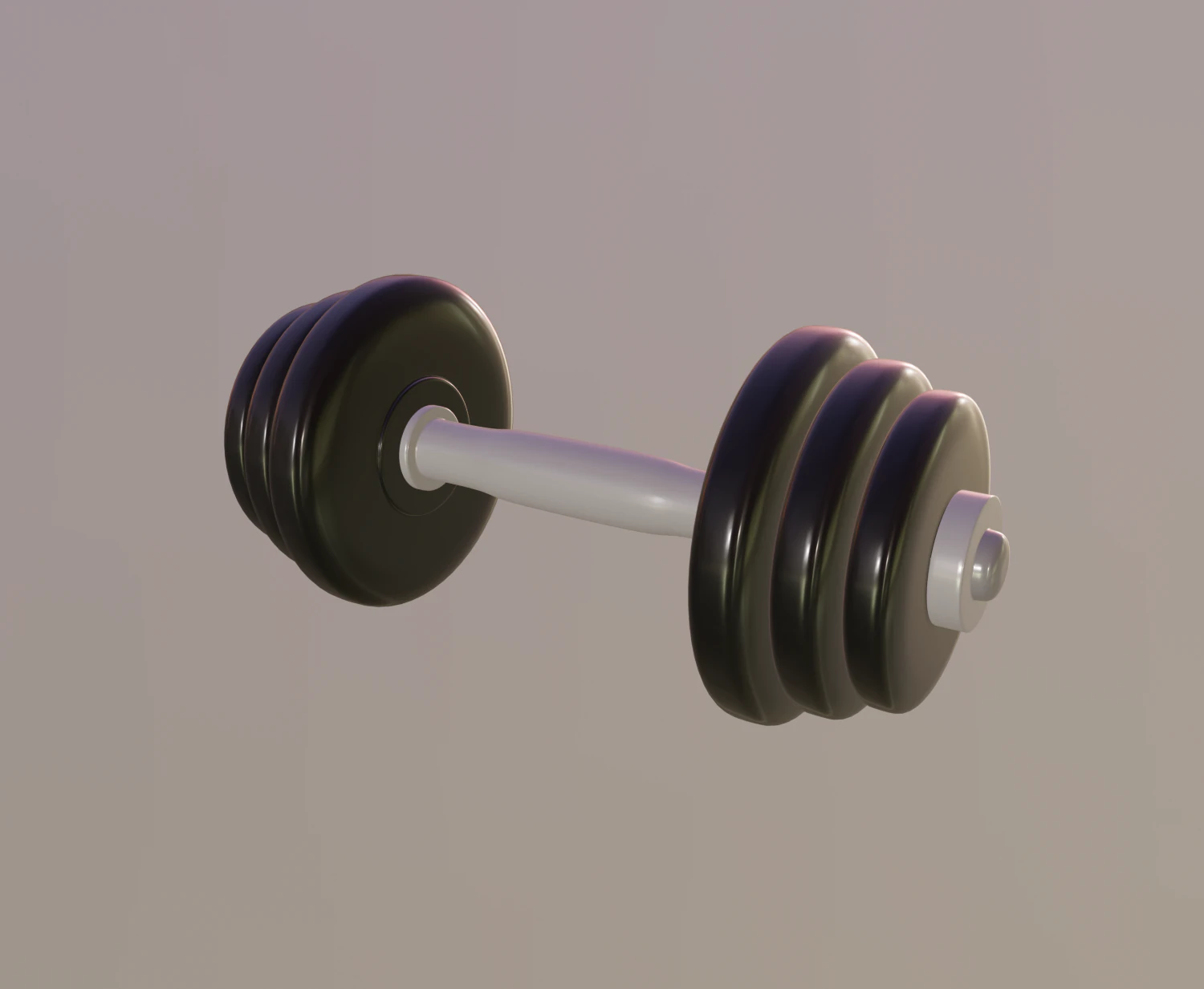 dumbbell 3D Model .c4d .max .obj .3ds .fbx .stl .blend