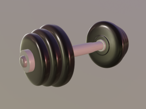 dumbbell 3Dモデル