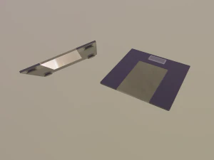 balan&ccedil;a eletr&ocirc;nica Modelo 3D