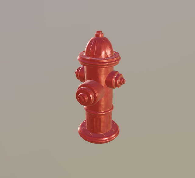 fire hydrant 3D Model .c4d .max .obj .3ds .fbx .stl .blend 