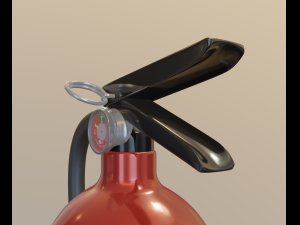 fire extinguisher 3D Model