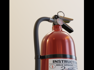 fire extinguisher 3D Model