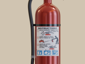 fire extinguisher 3D Model