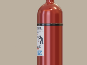fire extinguisher 3D Model