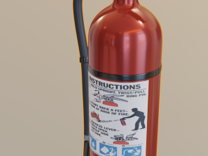 fire extinguisher 3D Model