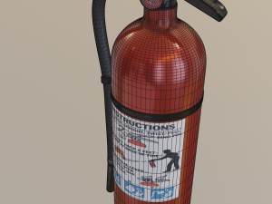 fire extinguisher 3D Model