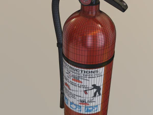 fire extinguisher 3D Model