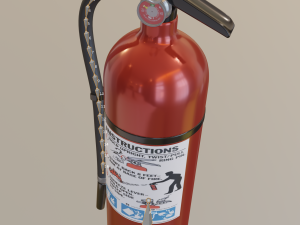 fire extinguisher 3D Model