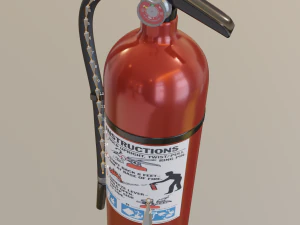 fire extinguisher 3D Model
