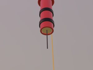 firework rocket 3D Model